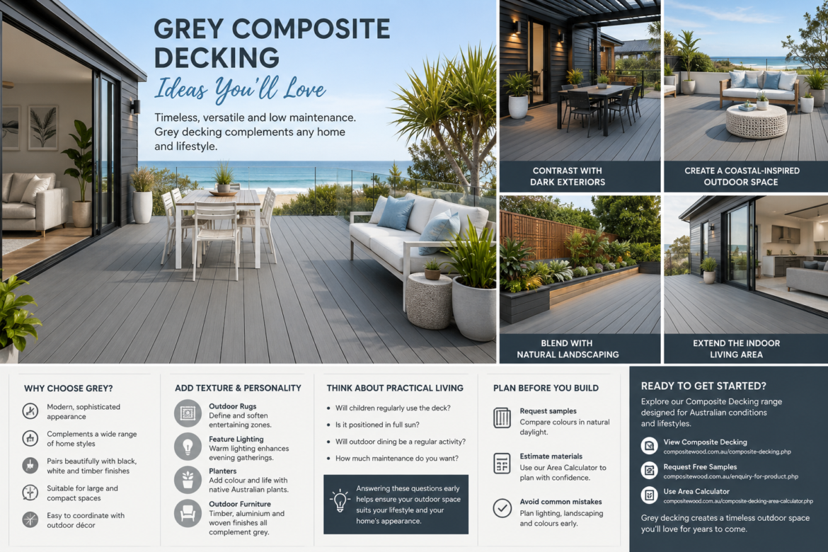 Grey composite decking inspiration guide