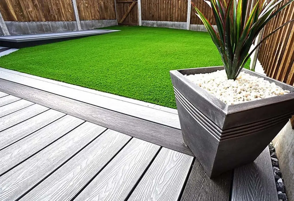 Low-maintenance composite decking project