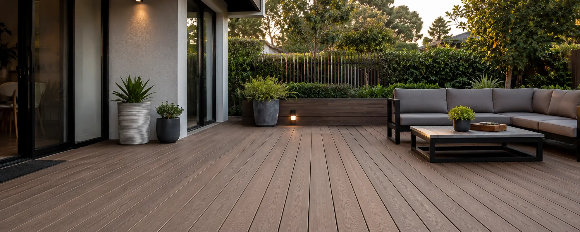 Composite Wood decking and cladding products