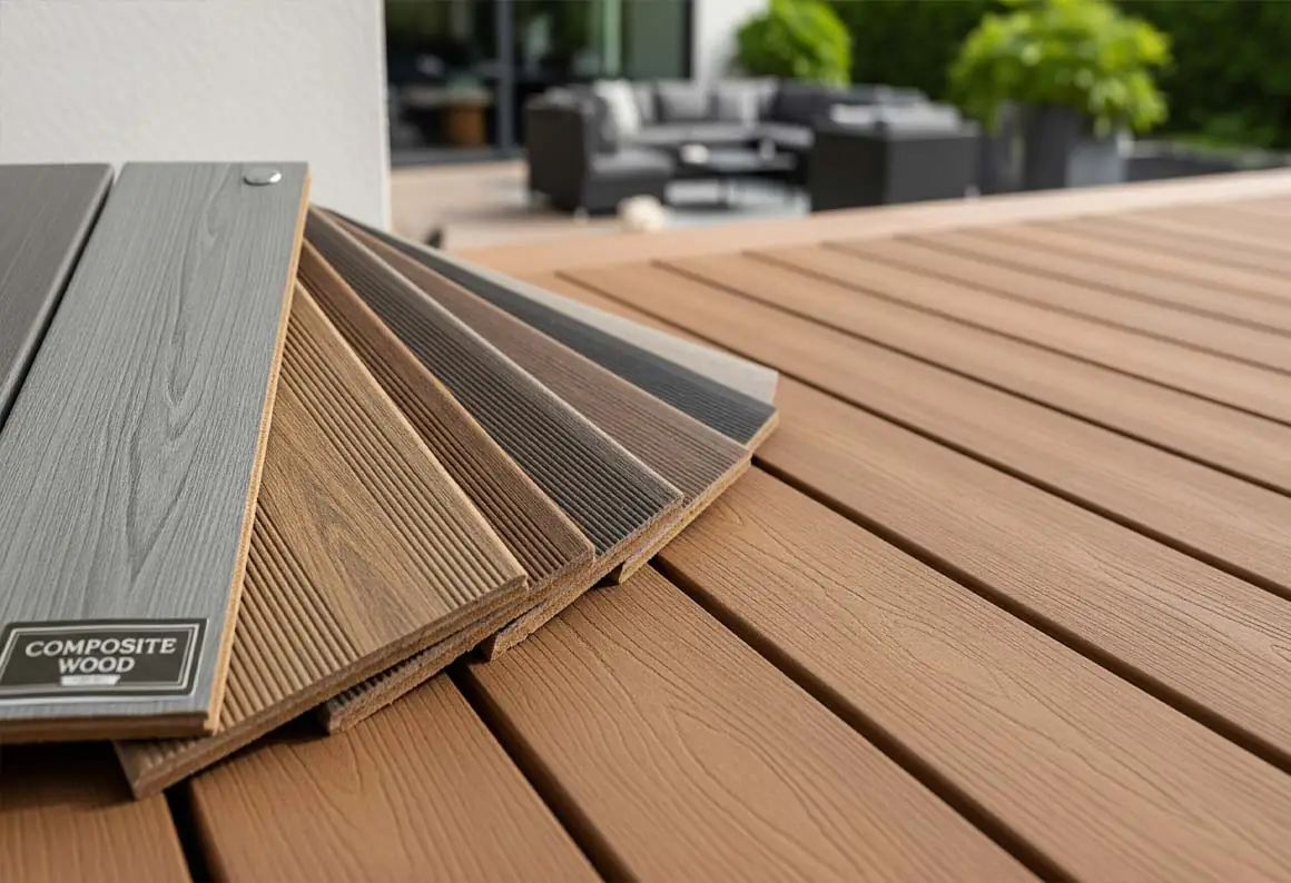 Composite decking range installed in an Australian outdoor area